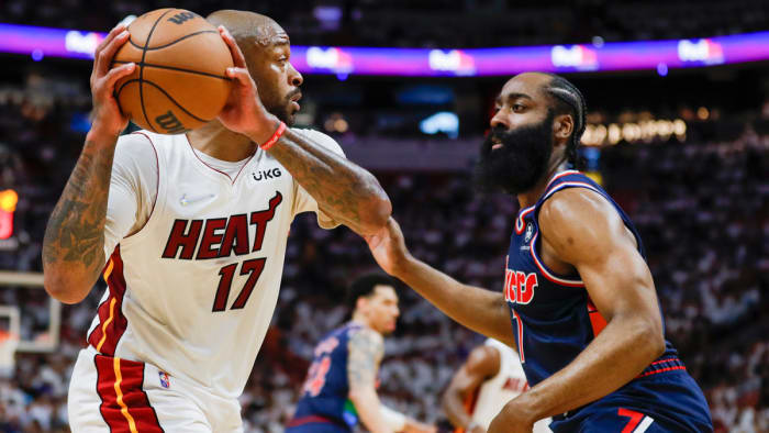 PJ Tucker and James Harden